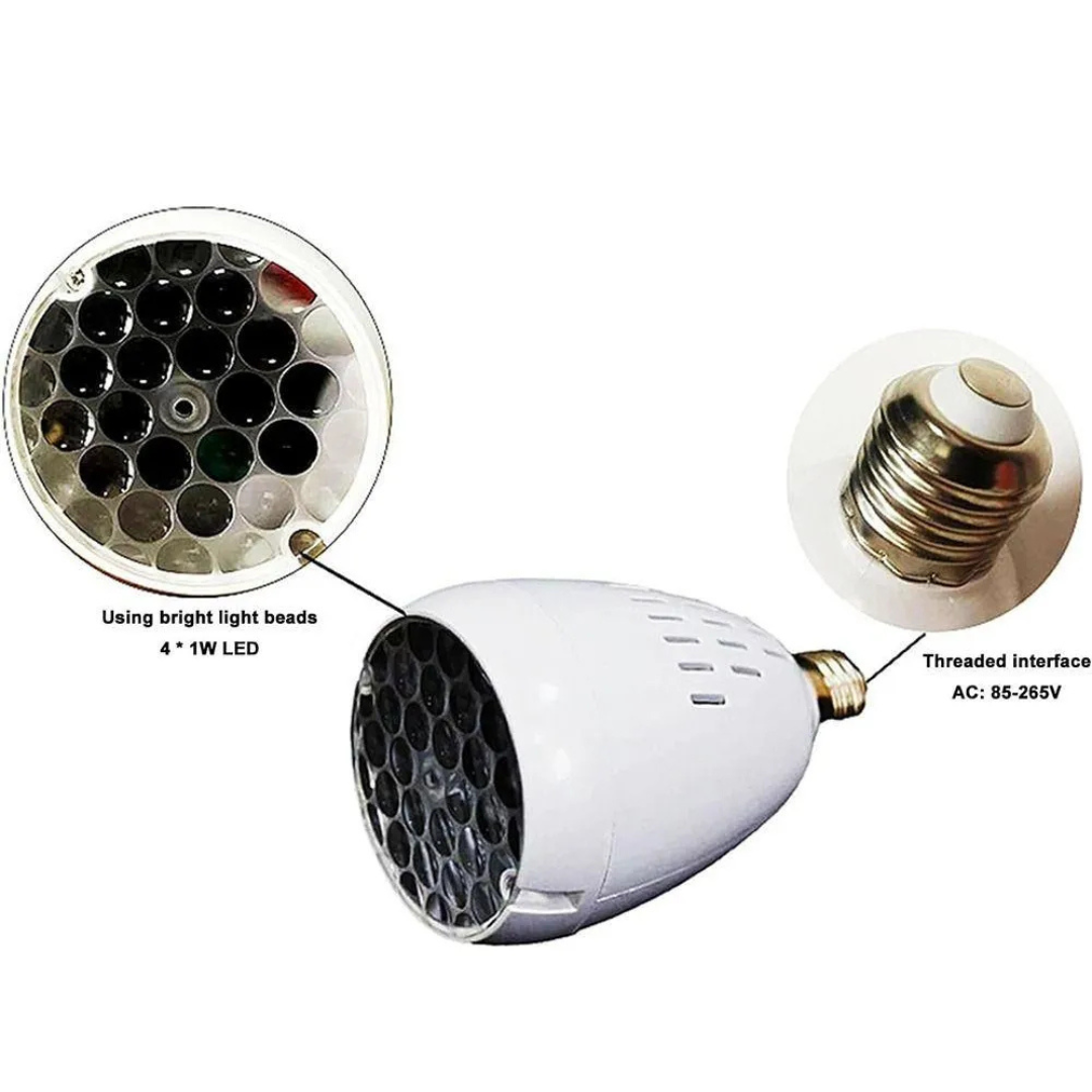 Bombilla Proyector Figuras Navideñas LED