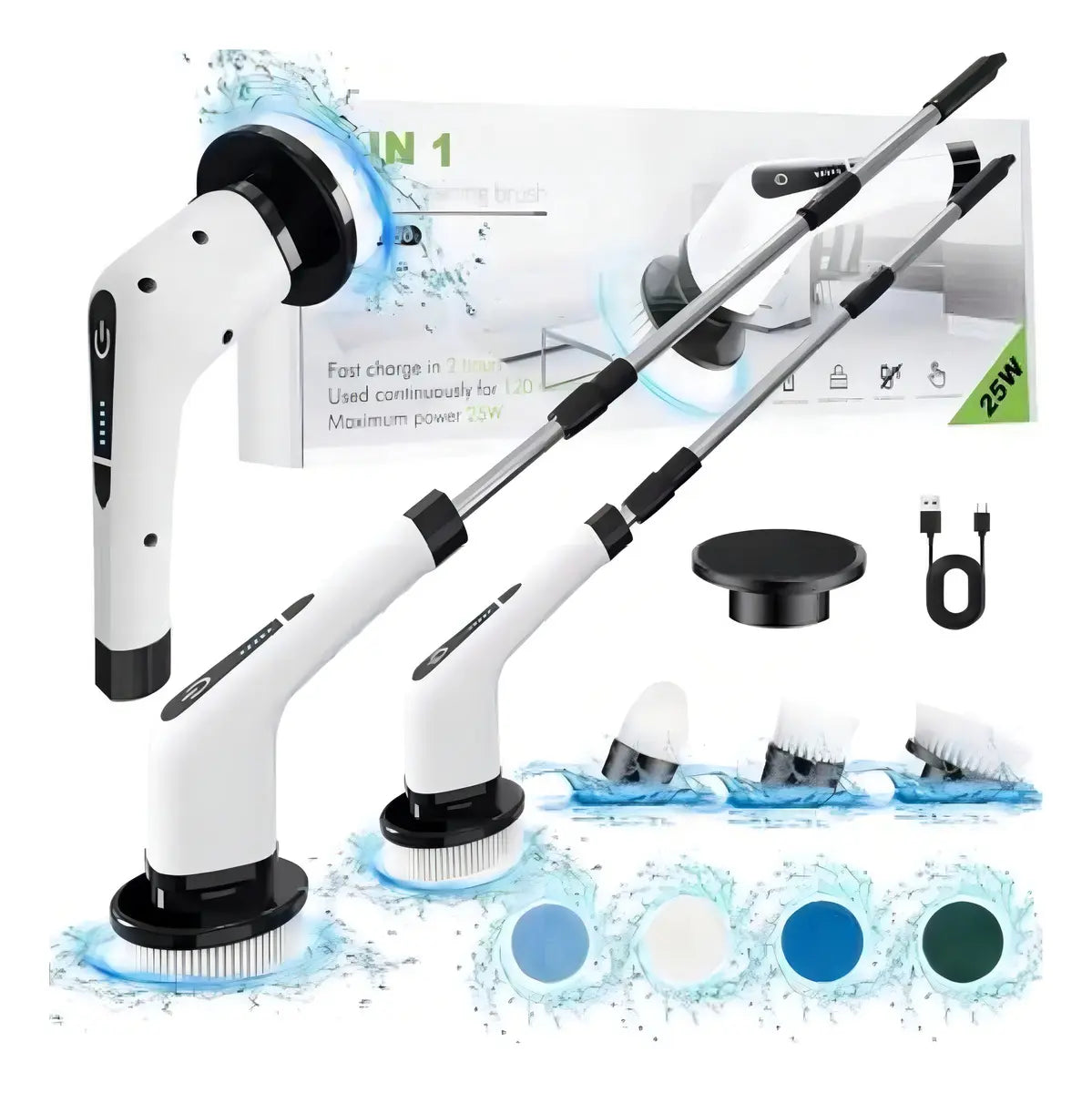 Cepillo eléctrico 9 en 1 multiclean