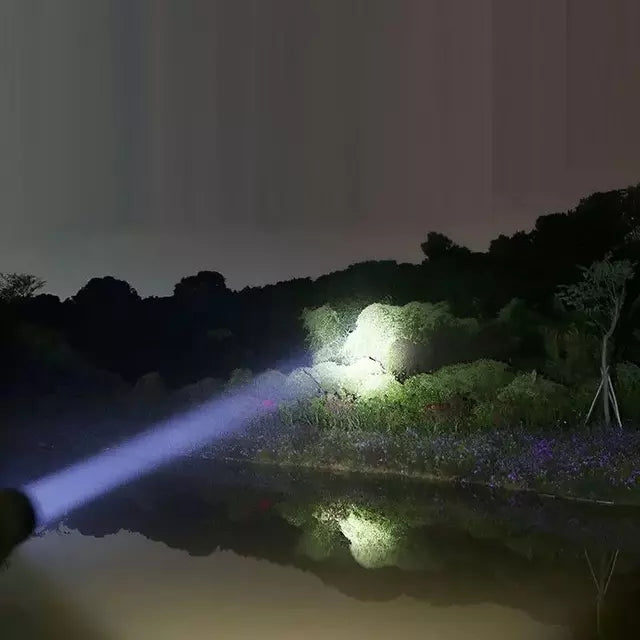 Linterna Laser Tactica Recargable Led