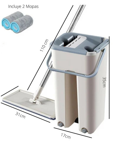 Mopa cuadrada limpiadora Clean Magic