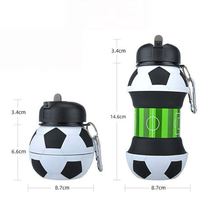 Taza plegable de pelota multifuncional