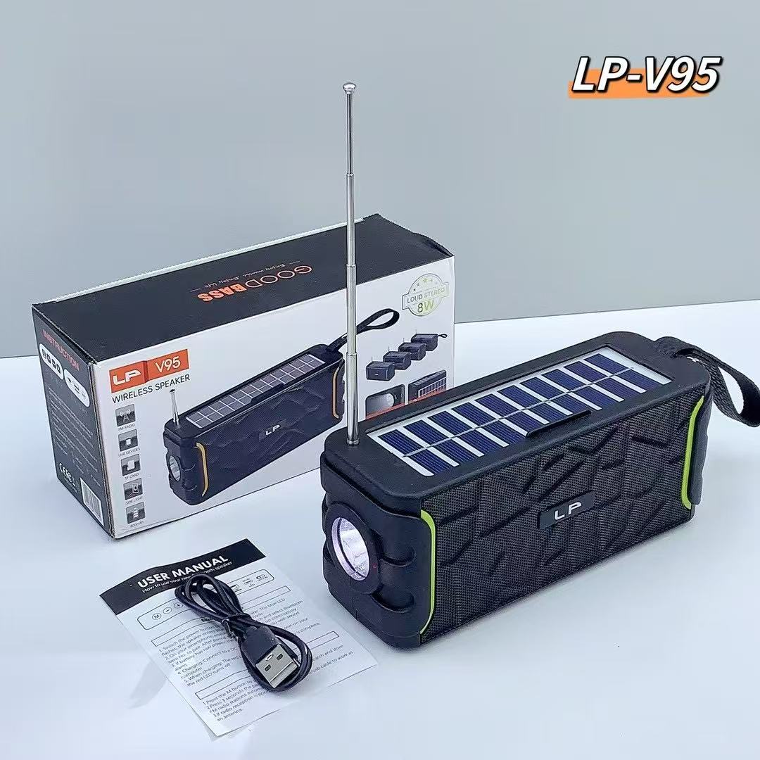 Parlante Bluetooth Radio FM Carga Solar