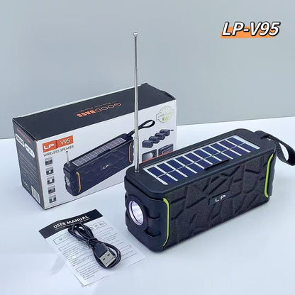 Parlante Bluetooth Radio FM Carga Solar